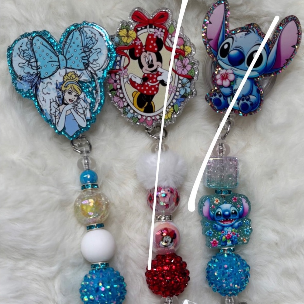 Cartoon character badge reels